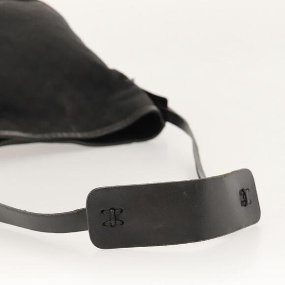 GUCCI GG Canvas Shoulder Bag Black Silver - Picture 7 of 13